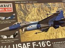 1/144 Minicraft USAF F-16C / ミニクラフト F-16C アグレッサー_画像10