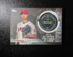 大谷翔平 MVPパッチカード Topps update 2023 レリック　MEDALLION shohei ohtani インサート　レリック　サインなし　