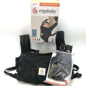 ergobaby ADAPT エルゴベビー アダプトベビーキャリア black 抱っこ紐 3.2kgから 20kgまで 3ポジション ベビーウエストベルト付 箱付