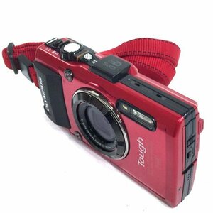 1円 OLYMPUS TOUGH STYLUS TG-4 4.5-18.0mm 1:2.0-4.9 コンパクトデジタルカメラ レッド デジカメ