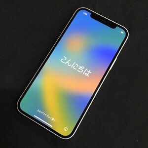 1円 docomo Apple iPhone12 256GB A2402 MGJ13J/A ホワイト スマホ 本体 利用制限〇 SIMロック解除済