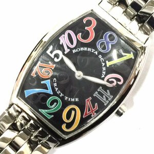 ロベルタスカルパ クレイジータイム 自動巻き 腕時計 ジャンク品 スクエアフェイス 小物 雑貨 ROBERTA SCARPA