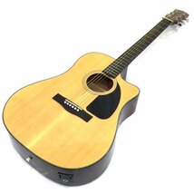 フェンダー CD-60CE エレキアコースティックギター カッタウェイ ナチュラル ハードケース付 Fender_画像1