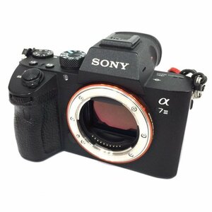 1円 SONY ILCE-7 a7III ミラーレス一眼 デジタルカメラ ボディ 本体