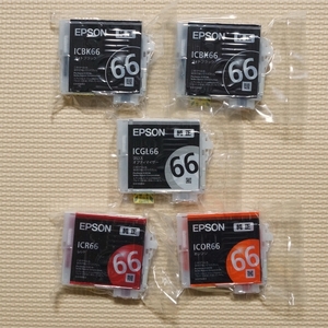 EPSON 純正 インクカートリッジ IC66 4色 5本セット エプソン