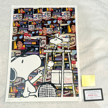 世界限定100枚 DEATH NYC スヌーピー SNOOPY ウォーホル マイケルジャクソン ポップアート PEANUTS アートポスター 現代アート KAWS Banksy_画像1