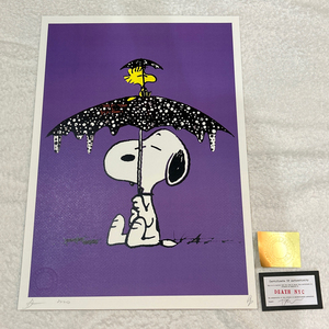 DEATH NYC スヌーピー SNOOPY ヴィトン LOUISVUITTON 草間彌生 かぼちゃ 世界限定100枚 ポップアート アートポスター 現代アート Banksy