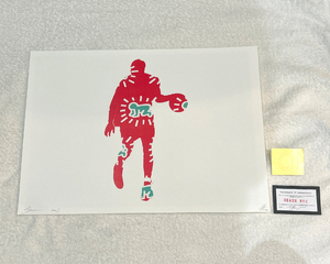 DEATH NYC マイケル・ジョーダン NBA キース・ヘリング SNKRS NIKE 世界限定100枚 ポップアート アートポスター 現代アート KAWS Banksy