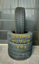 手渡しＯＫブリヂストンBLIZZAK VRX 205/55R16 レクサスCT IS 86アイシス　オーリス　ブレイド　カローラスポーツ　アコードシビック等に_画像1