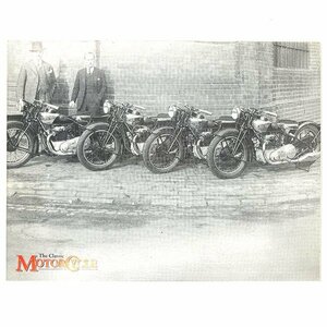 ビンテージ モーターサイクル ポストカード Vintage Motorcycle Postcard 英車 旧車 バイク レーサー Race Bike