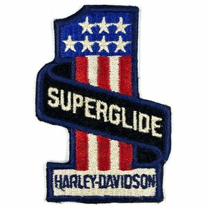 ハーレー・ダビッドソン スーパーグライド ビンテージ パッチ Harley Davidson SUPER GLIDE Patch HARLEY-DAVIDSON ハーレーダビッドソン