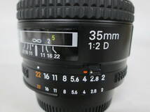 【1106n Y6437】Nikon ニコン NIKKOR LENS AF Nikkor 35mm f/2D カメラレンズ AF,MF確認OK_画像6