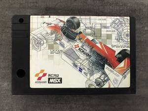 【1118y Y0522】 KONAMI コナミ F-1 SPIRIT 1987年 MSX ソフト RC752 