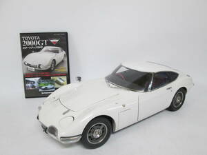 【1121s S6804】 希少 DeAGOSTINI デアゴスティーニ 週間TOYOTA トヨタ 2000GT 1/10スケール DVD付き ジャンク