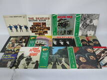 【1122n S6970】 ビートルズ Beatles レコード まとめ LP11枚 EP2枚 その他1点　HELP!赤盤/Rubber Soul/Let It Be/Revolver 他_画像1