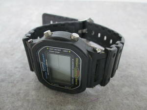 【1124i F6954】 CASIO DW-5600E G-SHOCK ブラック 黒系 メンズ 腕時計 デジタル文字盤 QZ クォーツ Gショック カシオ 