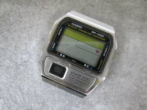 【1128n F7168】CASIO カシオ BP-300 クォーツ デジタル メンズ腕時計 BLOOD PRESSURE MONITOR 血圧ウオッチャー
