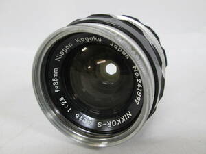 【1129i S7258】 Nikon ニコン NIKKOR-S Auto f=35mm 1:2.8 レンズ LIA 52mm