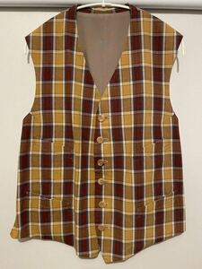 91SS タータンチェック ベスト ヨウジヤマモト プール オム Yohji Yamamoto pour homme tartan check vest