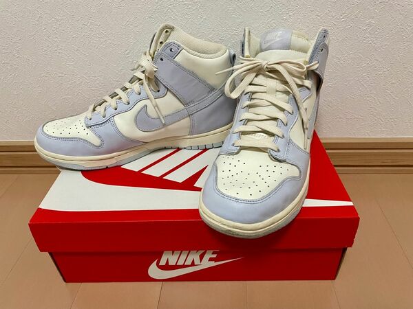 ナイキ　ダンクハイ　フットボールグレー　ウィメンズ　25.0cm NIKE DUNK