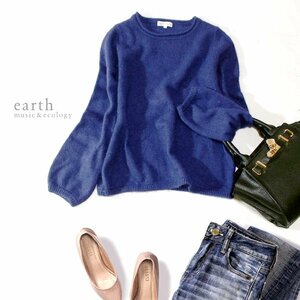 ** beautiful goods earth music & ecology Earth Music & Ecology ** Anne gola.. nappy knitted sweater M autumn winter 23D11
