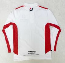 希少　PUMA　プーマ レーシング　POTENZA　PRODRIVE　BRIDGESTONE　F1　長袖　ドライバーシャツ　メンズ　Sサイズ　非売品　入手困難_画像2