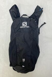 極美品　SALOMON　サロモン　トレイルブレイザー　10TRAIL BLAZER　軽量　リュックサック　ブラック　10L　アウトドア　登山　キャンプ