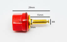 【訳アリ】4ｍｍバナナプラグ用　ターミナル端子　赤黒1個づつ_画像5