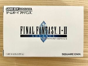 【限定即決】FINAL FANTASYⅠ・Ⅱ ファイナルファンタジー1・2 SQUARE ENIX スクウェア エニックス AGB-P-BFFJ 箱‐取説‐別紙あり N.2381