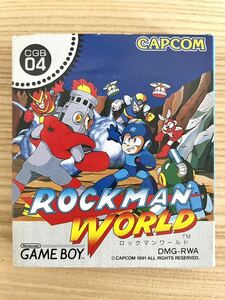 【限定即決】ROCKMAN WORLD ロックマンワールド CAPCOM カプコン DMG‐RWJ 箱‐取説‐別紙あり N.2356 ゲームボーイ アドバンス レトロ