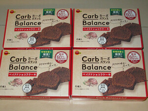 ブルボン　カーボバランス　ベイクドショコラケーキ　6個入×4箱　糖質60％OFF　管理栄養士推奨