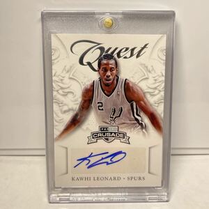 Kawhi Leonard Auto サイン 2012-13 Panini NBA Crusade