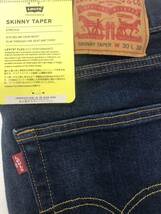 ■新品★W30 L30★Levi's SKINNY TAPER STRETCH★リーバイス スキニーテーパー ストレッチ■_画像1