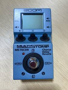 ZOOM MultiStomp MS-70CDR コーラス/ディレイ/リバーブ/マルチエフェクター