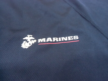 J-6 ミリタリー サバゲー コンバット アメカジ トレーニングシャツ 米軍放出品 MCCS MARINE 海兵隊 アンダー Tシャツ L 紺 送料198円_画像3