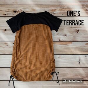 one's terraceレディースワンピース 半袖