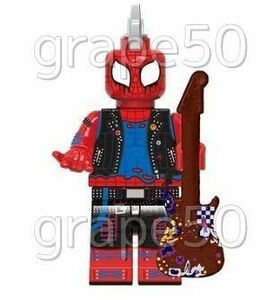 レゴ風★スパイダー・パンク★マーベルコミック★ミニフィギュア：レゴ互換・レゴカスタム