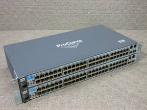 【2台セット】HP ProCurve Switch 2510-48 (J9020A) / 48ポート L2 スイッチ / 初期化済み / No.Q765