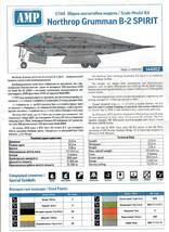 送料無料　1/144 AMP 14002 Northrop B-2A Spirit Stealth_画像6
