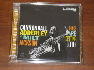 CANNONBALL ADDERLEY キャノンボール・アダレイ/ THINGS ARE GETTING BETTER 2004年発売 Riverside社 Hybrid SACD 輸入盤