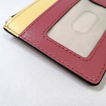  B Φ【商品ランク:B】 マークジェイコブス MARC JACOBS スナップショット ゴールド金具 カード / パス ケース 定期 / 名刺 入れ _画像4