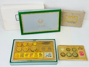 1円スタート Coins of Korea 大韓民国 韓国記念貨幣セット 大韓民国 現行コインセット 1400年～韓国別錢 貨幣 硬貨 切手 韓国 2点セット