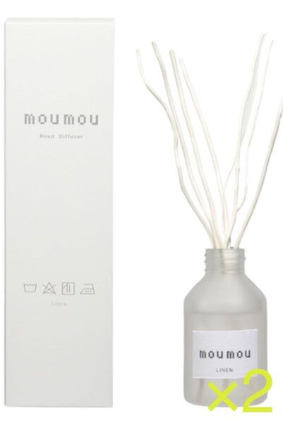 moumou ムームー リードディフューザー 2本セット リネン