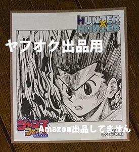 HUNTER×HUNTER★ジャンプフェア 2021 ミニ色紙 ゴン★アニメイト 特典 ハンターハンター