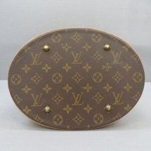 H401★LOUIS VUITTON ルイヴィトン モノグラム バケツGM・ポーチ付 FL1001◎ 難有★A_画像4