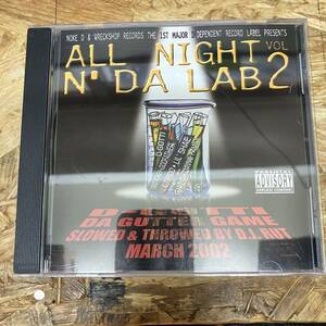 シ● HIPHOP,R&B ALL NIGHT N' DA LAB - D-GOTTI DA GUTTER GAME VOL.2 アルバム CD 中古品