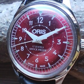 ●希少！●オリス■ORIS 手巻き機械式1980年代ヴィンテージメンズ腕時計アンティーク即納 男性人気ブランド1118bの画像2