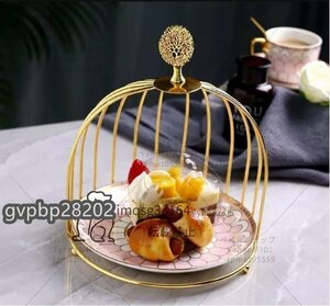  cake stand plate Afternoon Tea fruit tray plate pink 