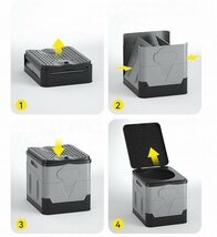 簡易トイレ ポータブルトイレ 防災 災害用 アウトドア 多用途 キャンプ 車載 軽量 折畳み式 携帯トイレ 洗える 仮設トイレ_画像9
