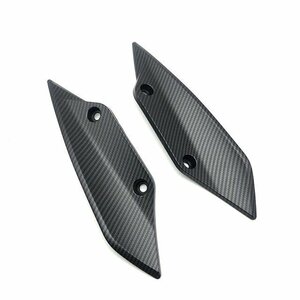 Bmw s1000rr フロント空力 winglets abs プラスチックフロントガラスフェアリング bmw S1000RR 2015 2016 2017 2018 Matte-Carbon Fiber